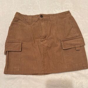 💜 Angel Kiss Corduroy Cargo Skirt